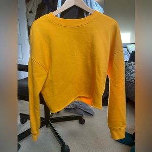 Cropped Yellow Sweater